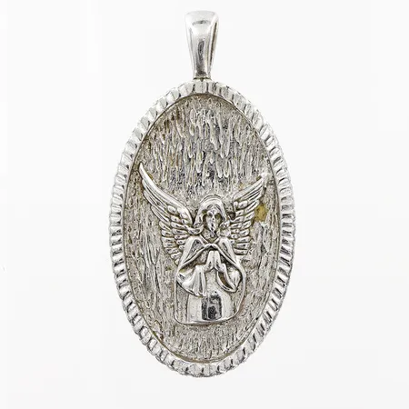 Hänge 30x15mm, ängel, GHA, silver 925/1000 Vikt: 3 g