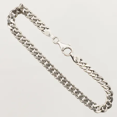 Armband Pansar, längd 20cm, bredd 5,5mm, silver 925/1000 Vikt: 11,8 g