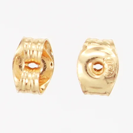 Ett par stoppar till örhängen Ø5mm, 18K