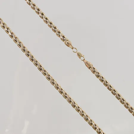 Kedja 63cm, bredd:5mm, 14K 52,2g.