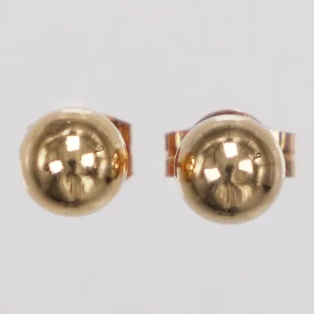 Ett par örhängen 4mm, 18K Vikt: 0,5 g