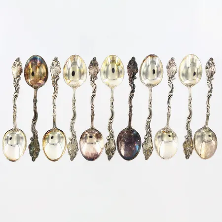 11 moccaskedar, 10cm, silver 830/1000 Vikt: 124 g