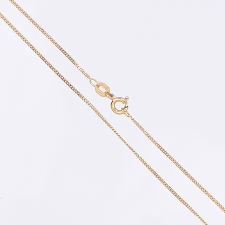 Halskedja pansar 36cm, bredd 1mm, 18K Vikt: 1,6 g