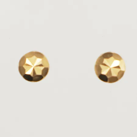 Ett par örhängen, Ø5,6mm, 18K Vikt: 0,5 g