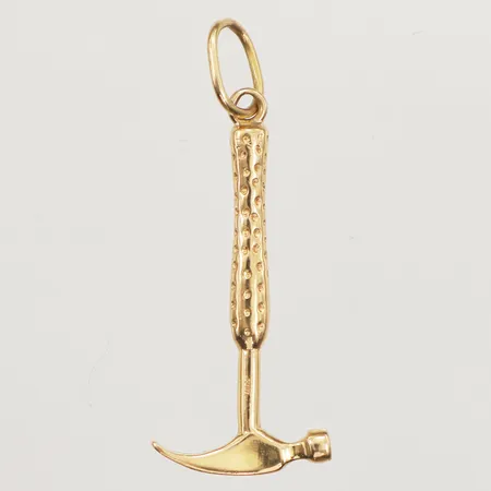 Hänge hammare, ca 44mm, bredd 17mm, 18K Vikt: 4,8 g