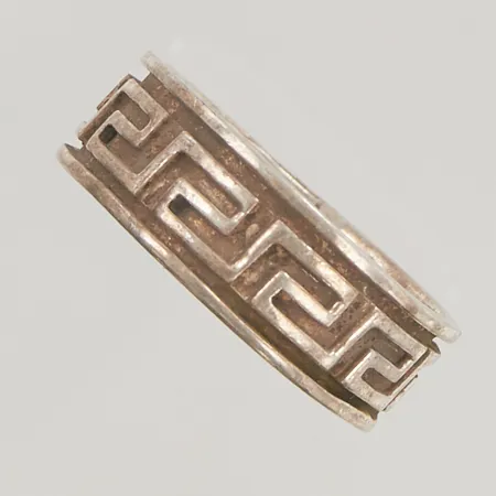 Ring Ø21½, bredd:9mm, 925/1000 Silver 5,9g.