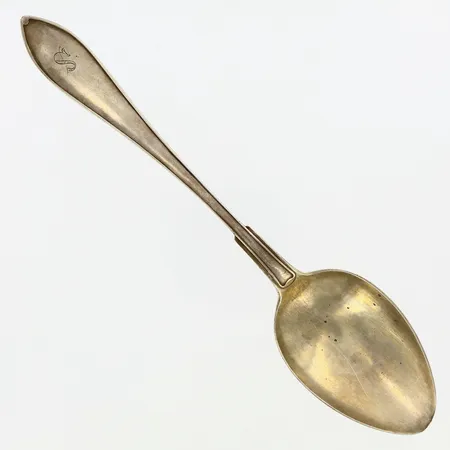 Sked 19cm, gravyr, böjd Silver 830/1000 Vikt: 39,7 g