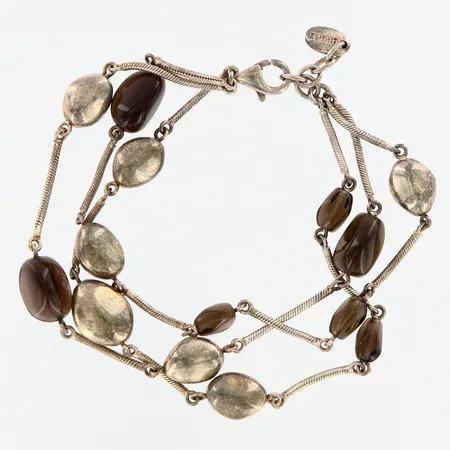 Armband Esprit med stenar, ca 20cm, silver 295/1000 Vikt: 23,2 g