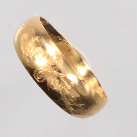 Ring Ø16¼ Guldfynd, 18K  Vikt: 1,3 g