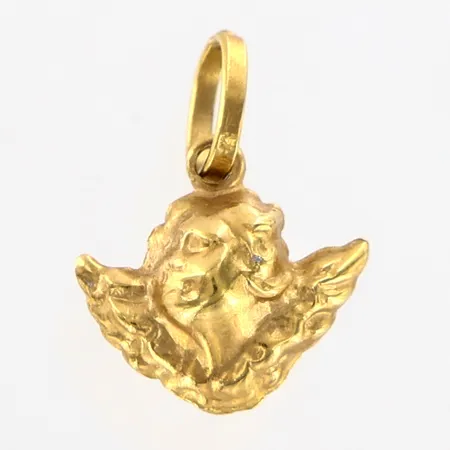 Hänge ängel, ca 7mm, 18K Vikt: 0,4 g