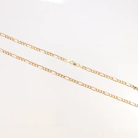 Collier 63,5cm, bredd: 4mm, 14K Vikt: 11 g