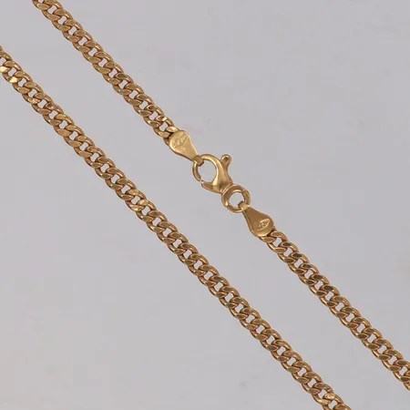 Kedja Pansar, längd 50,5cm, bredd 2mm, Guldfynd, 18K Vikt: 6 g