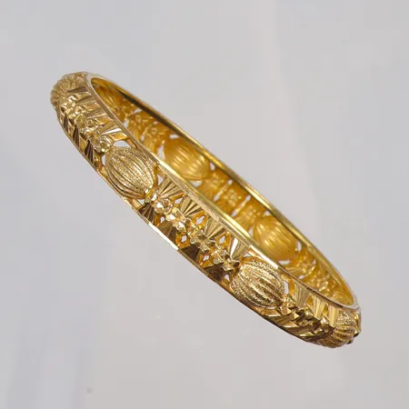 Armring med mönster, Ø65mm, 22K Vikt: 17,8 g