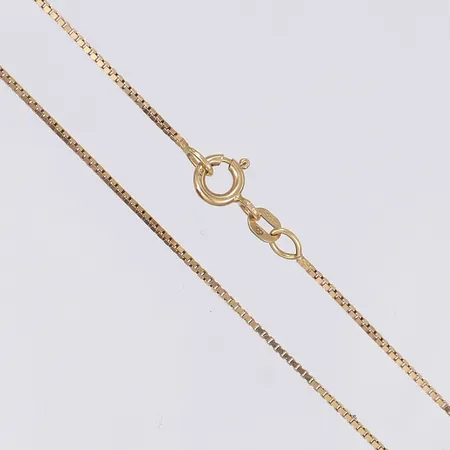 Halskedja Venezia 41,5cm, bredd 1mm, 18K Vikt: 3 g