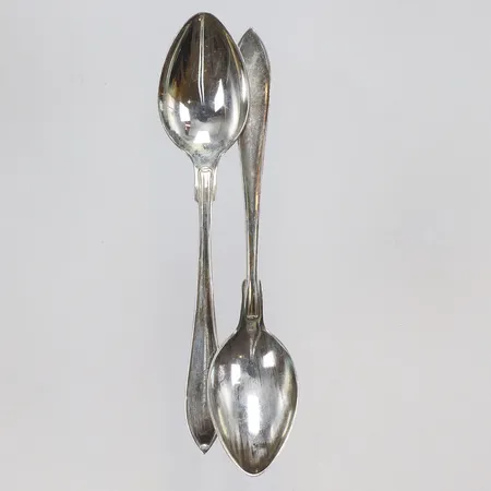 Två kaffeskedar, 11cm, silver, 830/1000 Vikt: 22,4 g