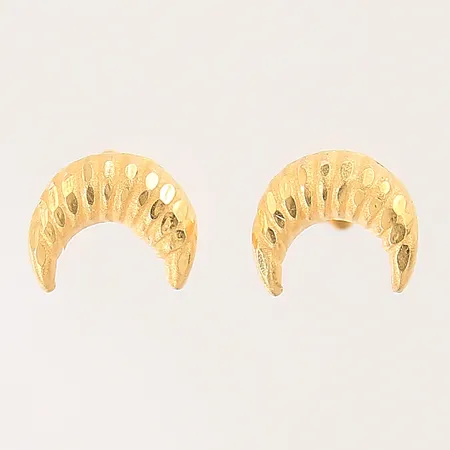 Ett par örhängen, Ø10,3mm, 21K  Vikt: 1,1 g