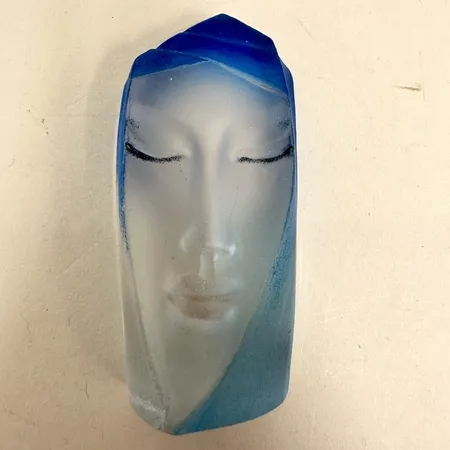 Glasskulptur, Mats Jonasson för målerås, 8x4,5cm, nr 8164, signerad