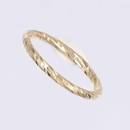Ring stl 16½ bredd 1,5mm, 14K Vikt: 1,7 g
