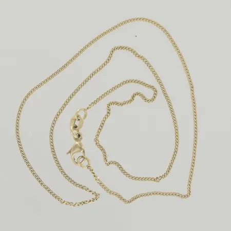 Halskedja pansar, längd 37,5 cm, 18K Vikt: 2,7 g