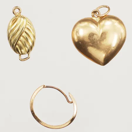 Diverse guld, defekt, 18K Vikt: 1,7 g
