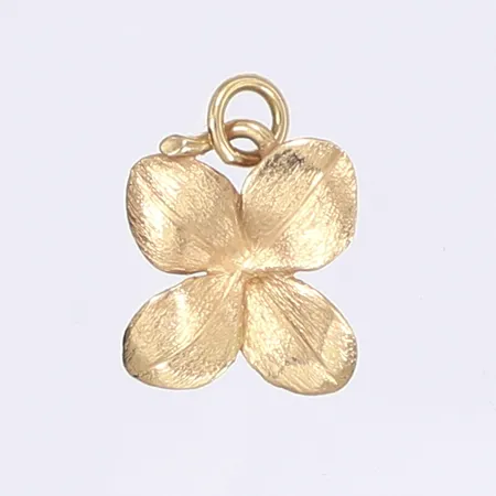 Hänge blomma, 19x13mm, 18K Vikt: 1,3 g