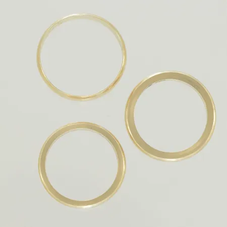 Ringar, gravyr 18K Vikt: 14,9 g