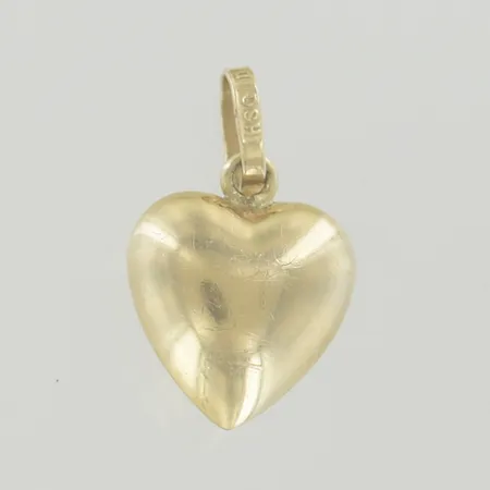Hänge hjärta, längd 2 cm, 18K Vikt: 1,6 g