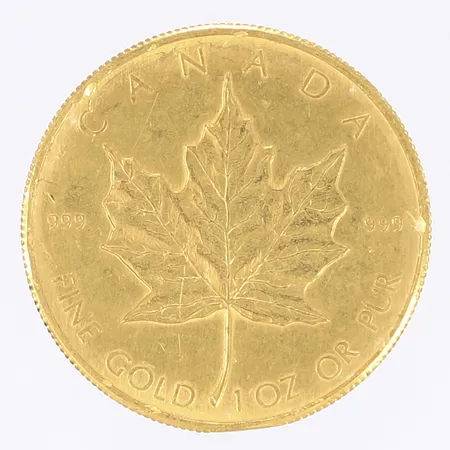 Mynt Canada 50 dollars Elizabeth II 1981 1oz, slitage, 24K Vikt: 31,1 g