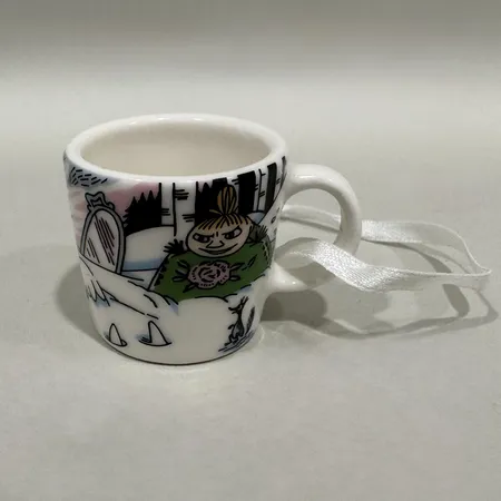 Miniatyr Muminmugg, modell Vårvinter, Arabia, höjd 3cm