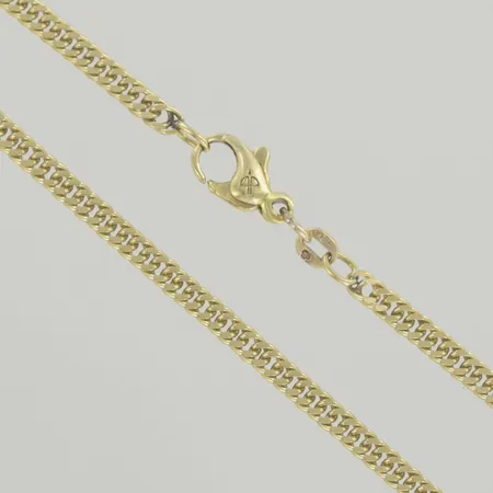 Halskedja pansar, längd 49 cm, bredd 3 mm, 18K Vikt: 15,9 g