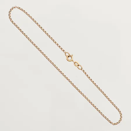 Vristlänk, Balestra, ca 24cm, bredd 1,3mm, 18K Vikt: 1,8 g