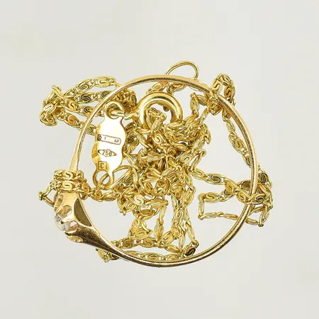 Diverse defekt guld med stenar, 18K. Vikt: 3,8 g