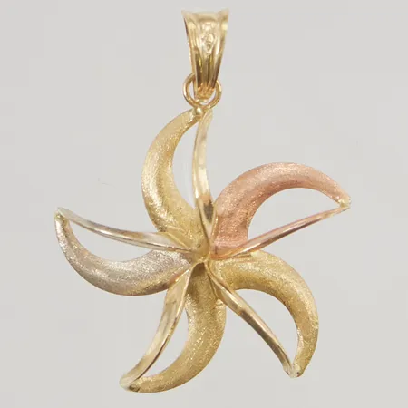 Hänge trefärgad, 27mm, 18K 2,0g.