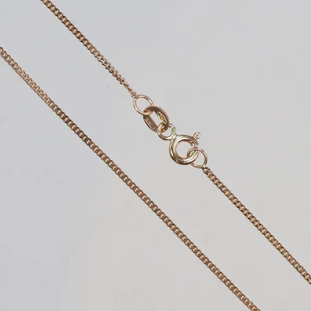 Halskedja Pansar, längd 38cm, bredd 1mm, 18K Vikt: 2,3 g