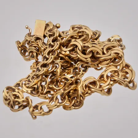 Defekt guld, 18K, vikt 19,07g.