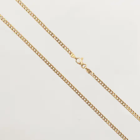 Kedja Pansar, ca 48cm, bredd 2,6mm, 18K Vikt: 5,6 g