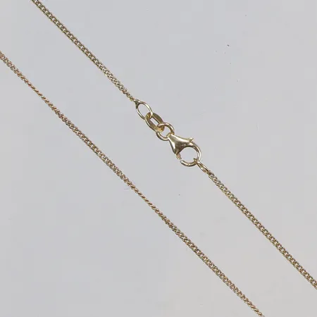 Kedja Pansar 38-42,5cm bredd 1mm 18K Vikt: 2,1 g