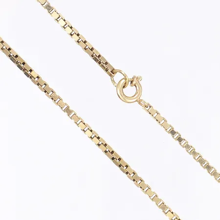 Halskedja Venezia längd 44cm bredd 2mm 14K Vikt: 8,8 g