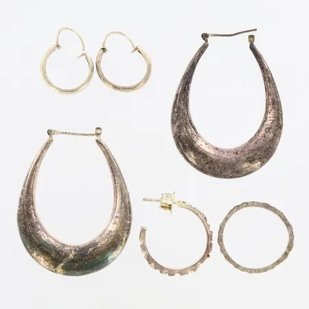 Diverse smycken, defekter, Silver 925/1000 Vikt: 11,2 g