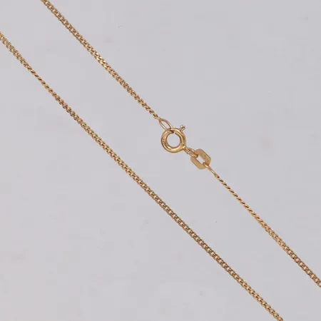 Kedja Pansar, längd 54cm, bredd 1mm, 9K Vikt: 2,2 g