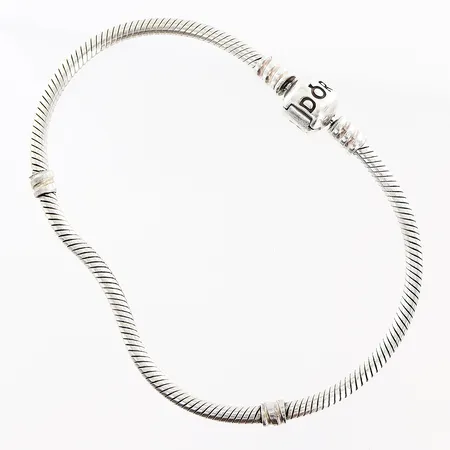 Armband Pandora 20cm, ormlänk, ALE, silver 925/1000. Vikt: 15,3 g