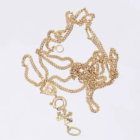 Diverse guld hänge och kedja defekta 18K Vikt: 3,1 g