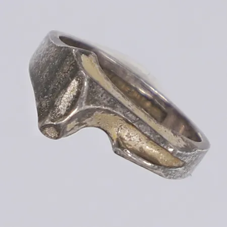 Ring Lapponia stl 16½ bredd 3-8mm oputsad silver 925/1000 Vikt: 3,2 g