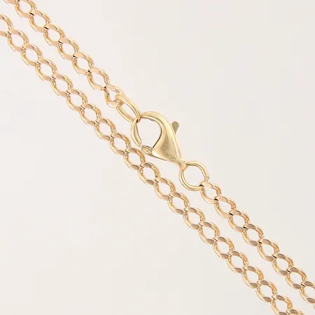 Kedja gles Pansar, längd 58cm, bredd 3,2mm, 18K Vikt: 14,4 g