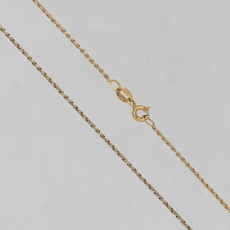 Kedja, längd 46cm, bredd 1,2mm, 18K Vikt: 3,3 g