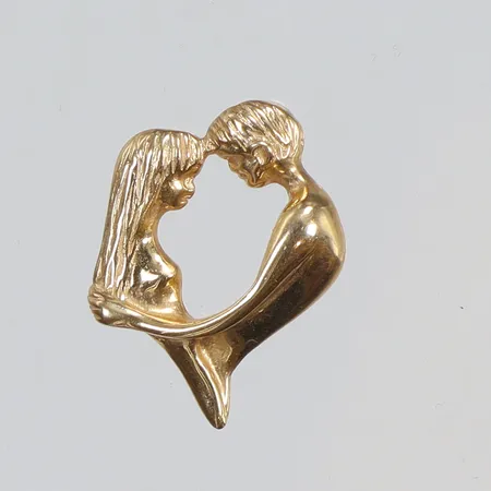 Hänge man och kvinna 15x21mm, LENAB 18K Vikt: 1,9 g