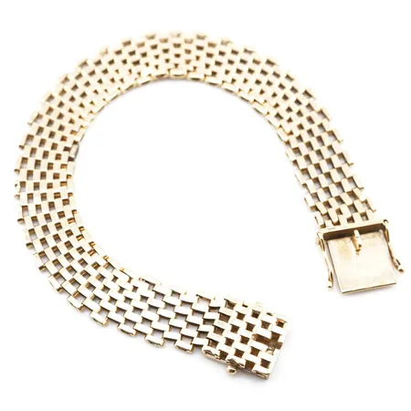 Armband, 19,5cm, bredd 12,5mm, 18k Vikt: 25,5 g