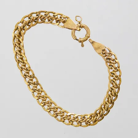 Armband, längd: 20,8cm, bredd: ca.8mm, defekt lås, skevt, 18K Vikt: 8,2 g
