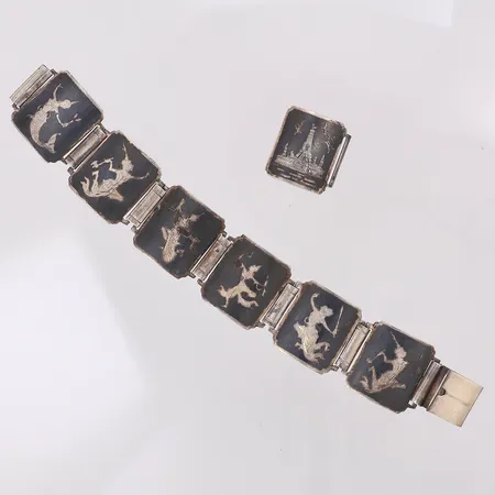 Armband defekt, Silver 925/1000 Vikt: 27,4 g