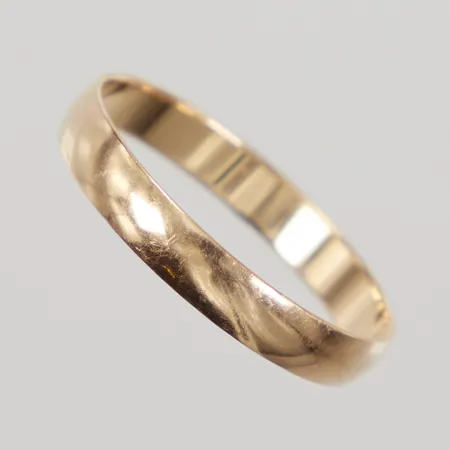 Ring stl 19¾, bredd 3mm, Schalin, 18K Vikt: 2 g